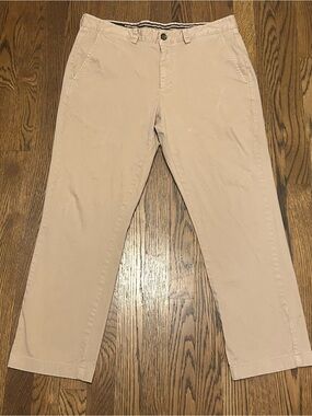 Johnston & Murphy Light Beige Chino Pants 32x 30
